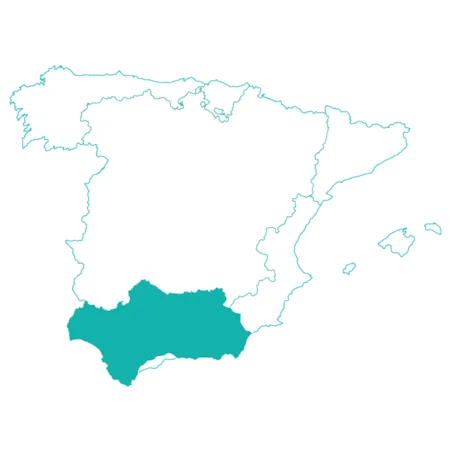 mapa andalucia