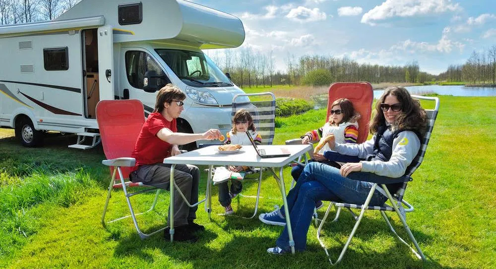 Camping Piémont famille camping-car