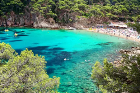Strand Aiguablava in Begur an der Costa Brava, Spanien