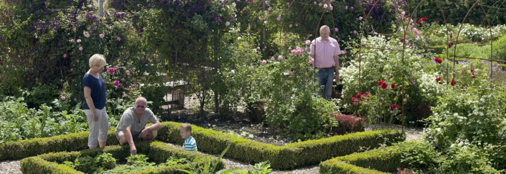 Jardin du monastère, Minicamping Werendijke (Pays-Bas)
