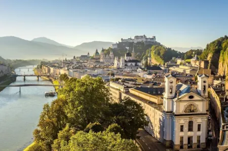 Panoramablick auf Salzburg