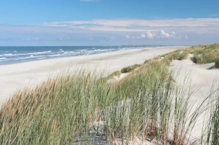 Strandaufnahme von der Nordsee in Deutschland