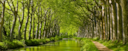 Berges du Canal du Midi à Toulouse balade sud de la france