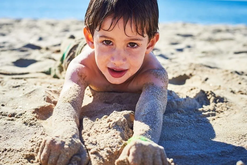 Strandcamping voor kinderen