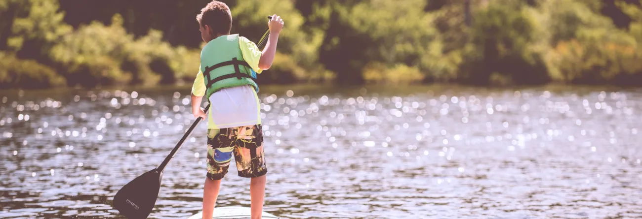 Activités nautiques en camping