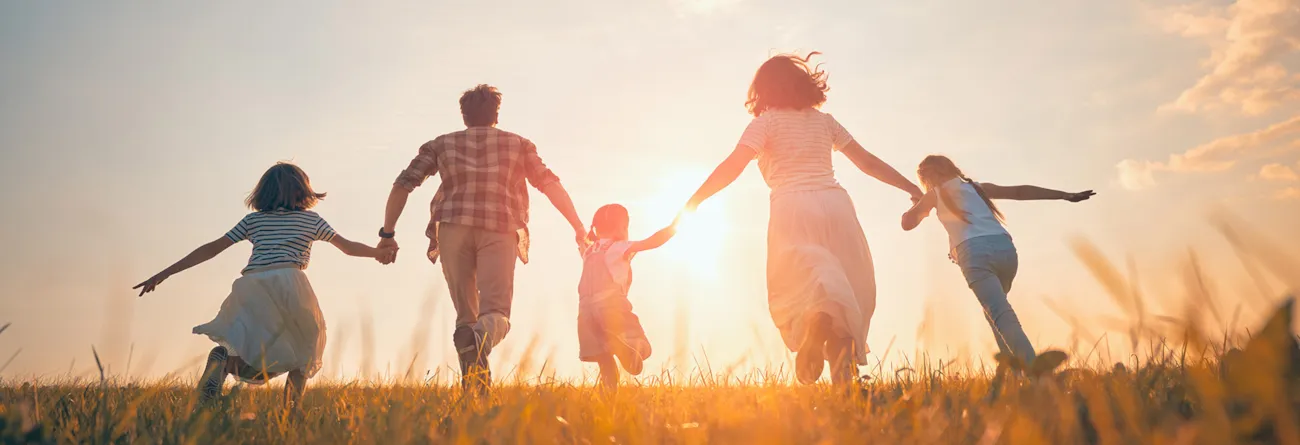 Camping en famille en pleine nature