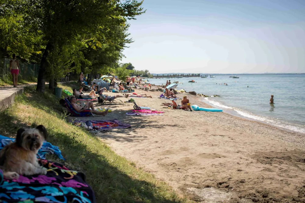Campingstrand am Gardasee