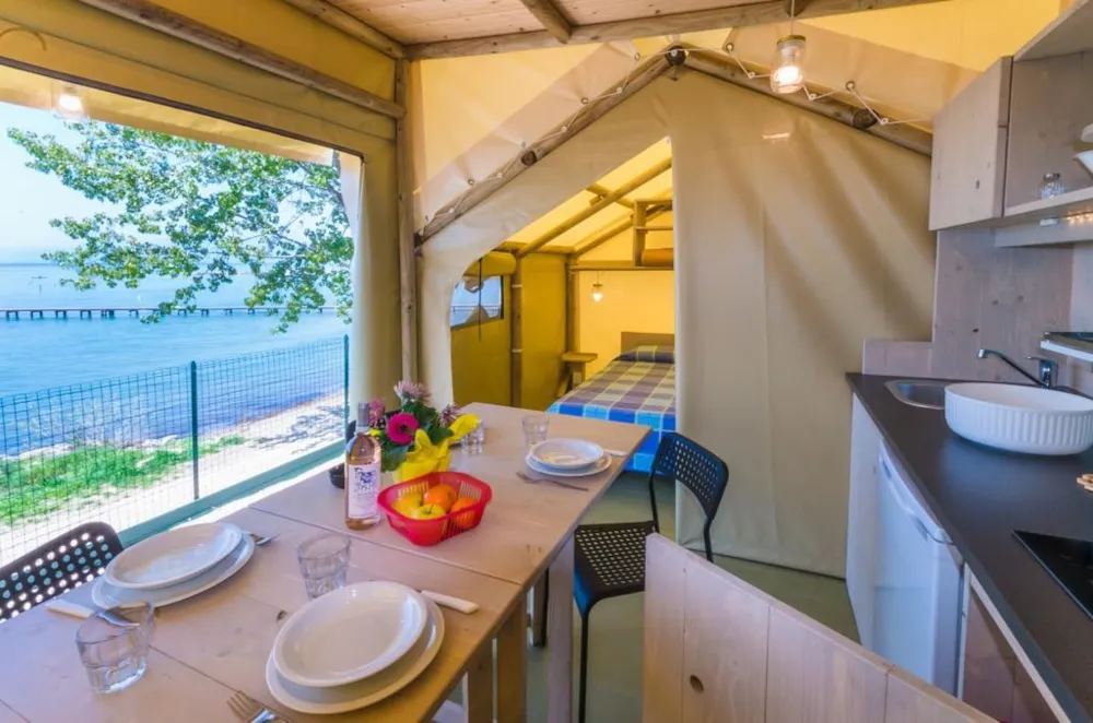 Innenansicht Beach Tent