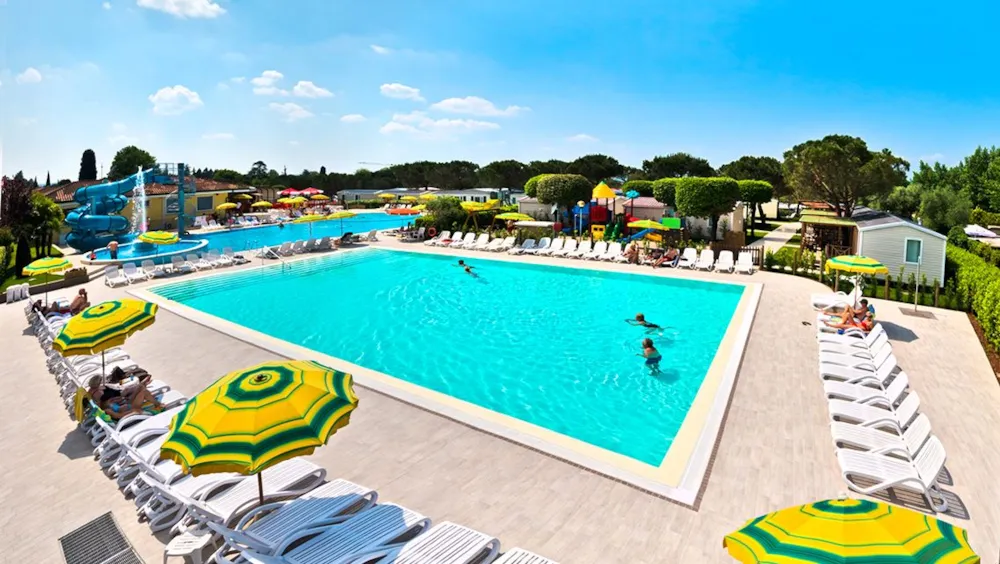 Blick auf den Pool