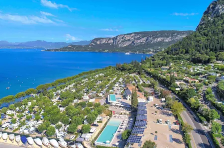 Camping la Rocca aus der Vogelperspektive