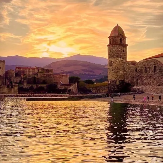 Sonnenuntergang Collioure