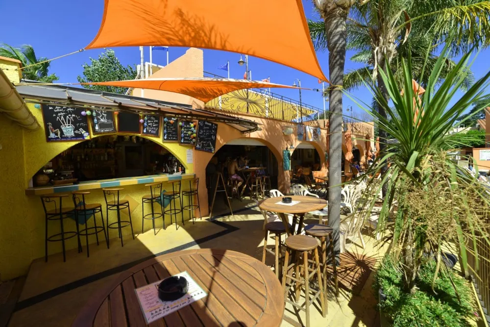 Bar des Campingplatzes