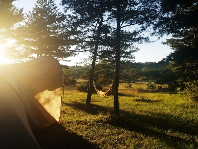 Stellplatz in der Natur