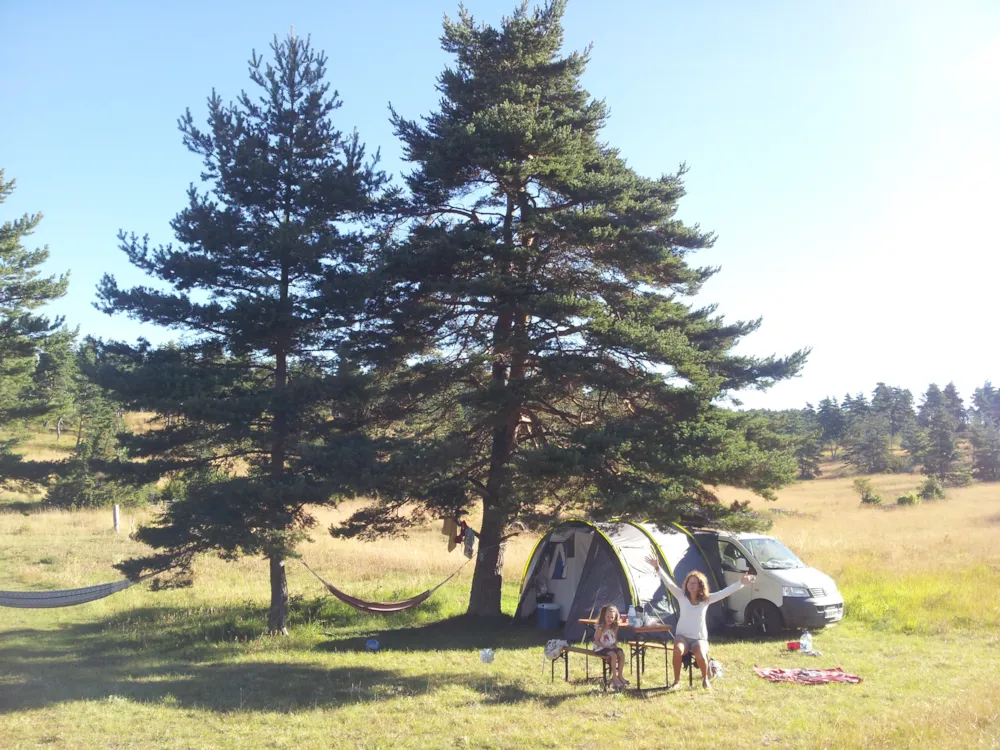 Stellplatz in der Natur