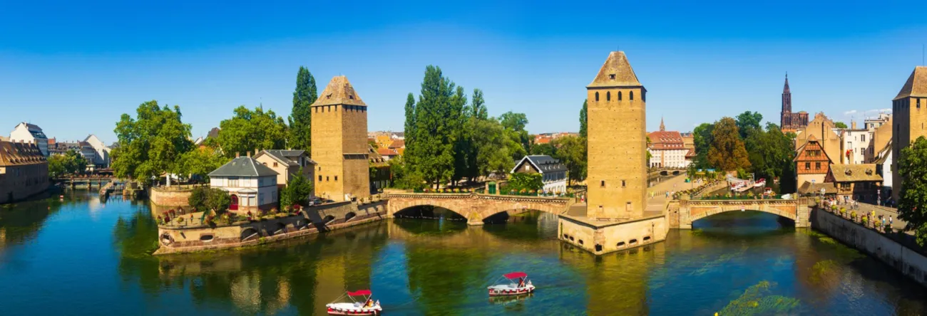 Blick auf Straßburg