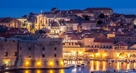 Dubrovnik bij nacht, Kroatië | Camping Direct