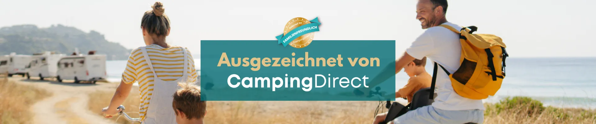 Camping Direct Auszeichnung - Familienfreundlich - CampingDirect