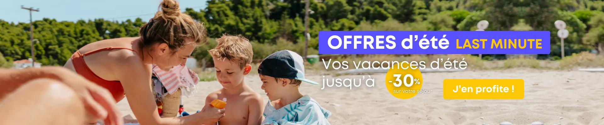 Offres vacances 2025 - Camping Direct
