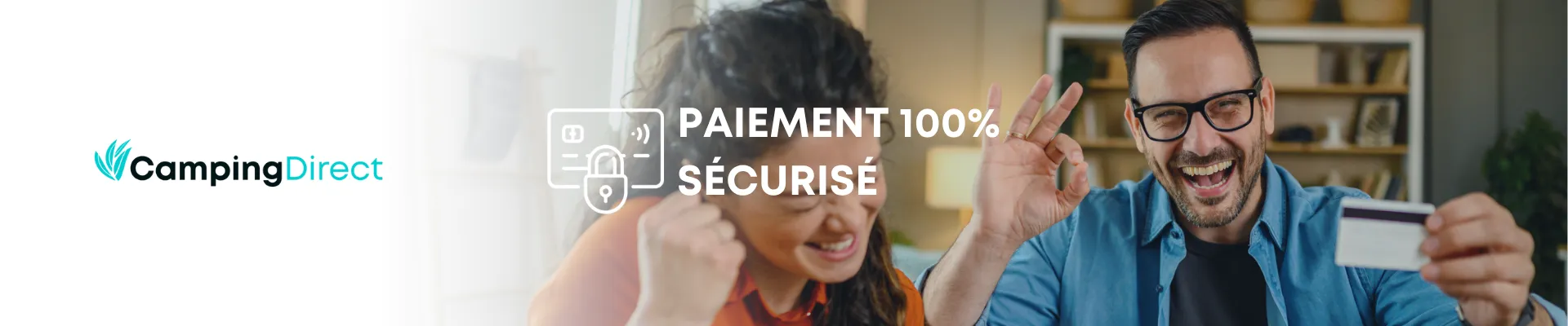 Paiement 100% sécurisé - CampingDirect