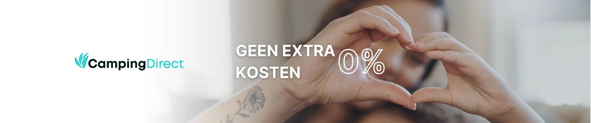 Geen extra kosten op Camping Direct - CampingDirect