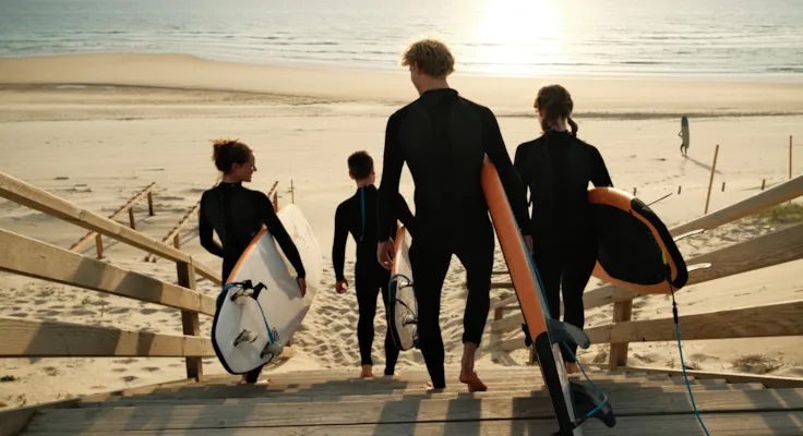 Les meilleurs campings en bord de plage pour les amateurs de surf  - CampingDirect