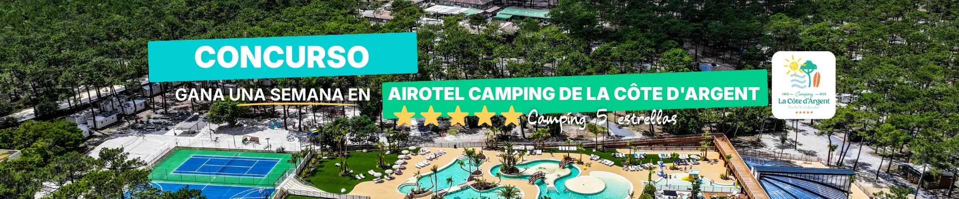 Gana una semana de 5 estrellas  - CampingDirect