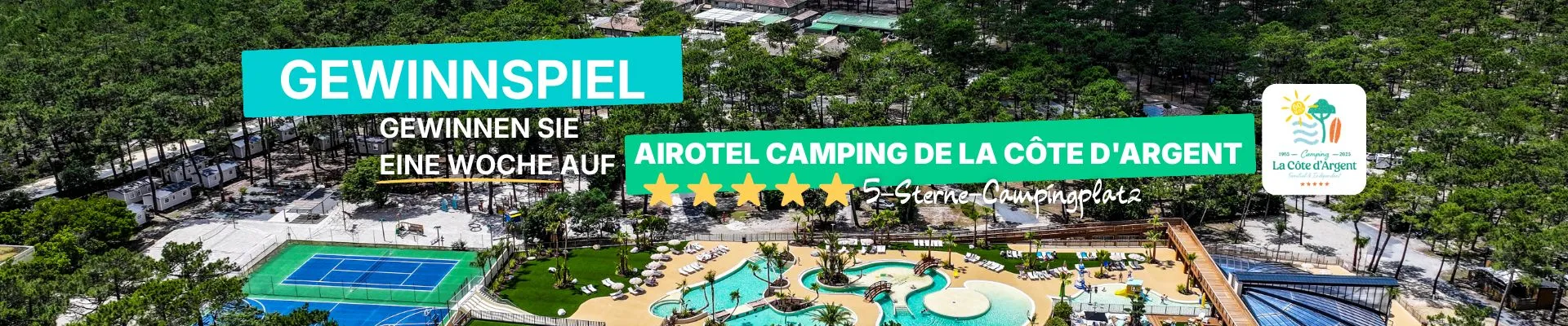 Gewinnen Sie eine außergewöhnliche 5-Sterne  Woche - CampingDirect