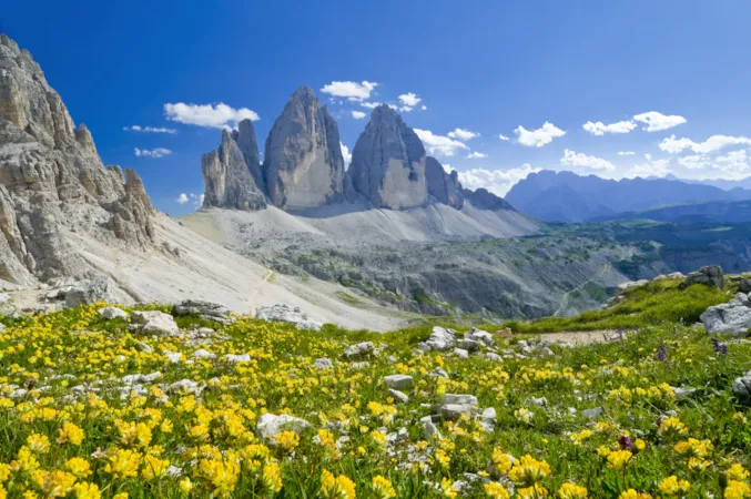 Die Drei Zinnen, Dolomiten, Südtirol, Italien