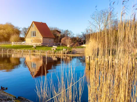 Haus am Wasser in Stolpe auf Usedom