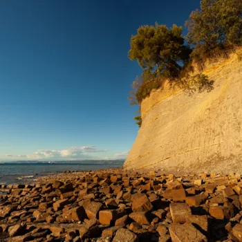 Slowenische Küste, Blick von Debeli rtič