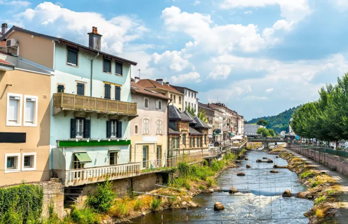 Die Mosel in Epinal, Frankreich