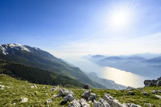Blick vom Monte Baldo auf den Gardasee