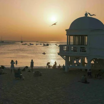 Sonnenuntergang in Cadiz
