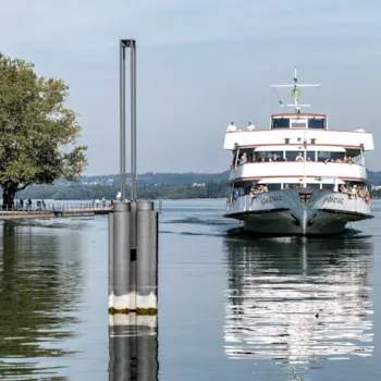 Bootstour auf dem Bodensee im Dreiländereck bei Bregenz