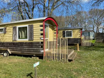 Mietunterkunft - Ciela Roulotte - 1 Schlafzimmer (Ohne Badezimmer) - Camping Les Cigales