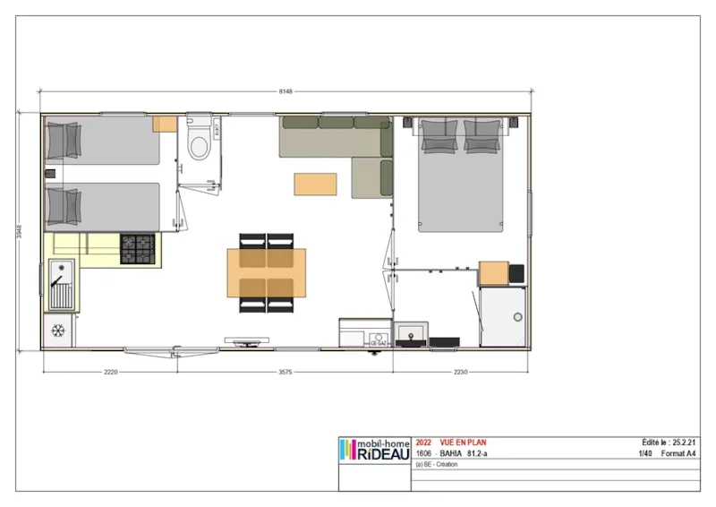 Mobil Home Ciela Privilège - 2 Chambres - Barbecue