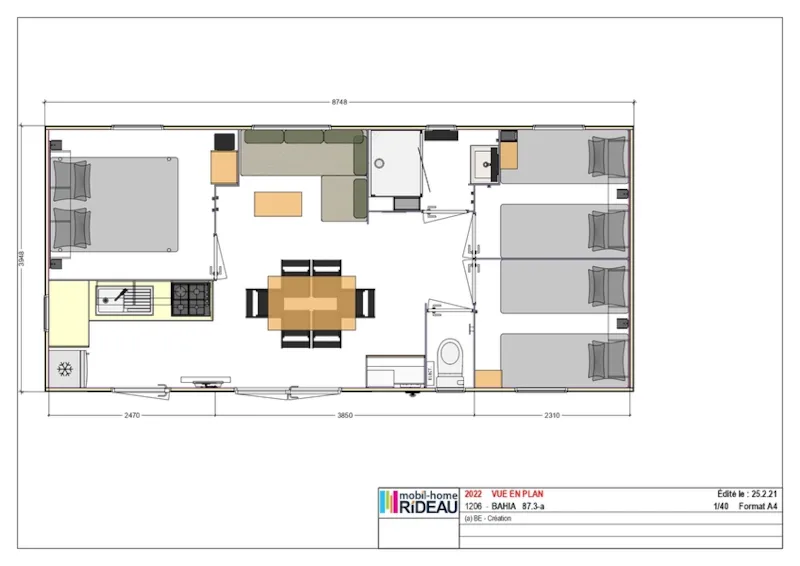 Mobil Home Ciela Privilège - 3 Chambres - Barbecue