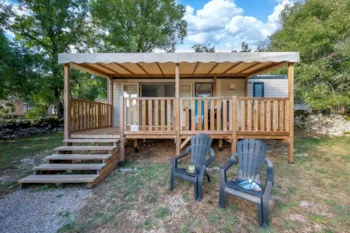 Mietunterkunft - Mobilheim Ciela Privilège – 2 Schlafzimmer - Grill - Camping Les Cigales