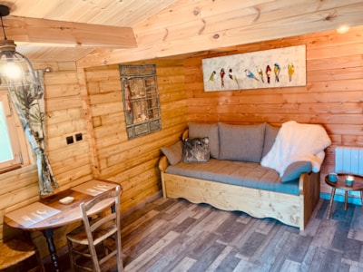 Chalet with private spa