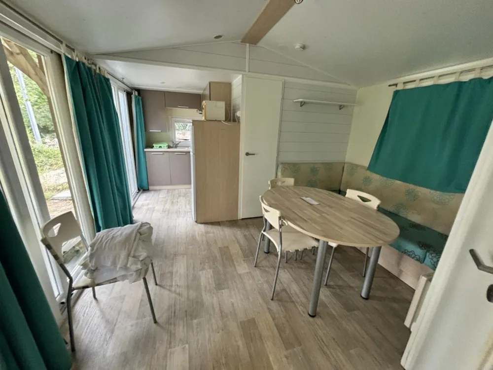 Location - Mobil Home Louisiane Grand Large 2 Chambres - Camping Ushuaïa Villages Les Pommiers Pays d'Auge