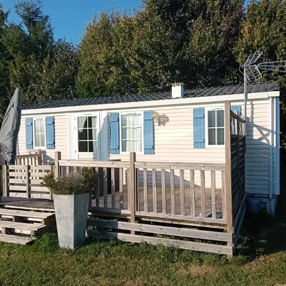 Location - Mobil Home Irm Premium 51- 2 Salles De Bain /2 Chambres - Camping Ushuaïa Villages Les Pommiers Pays d'Auge