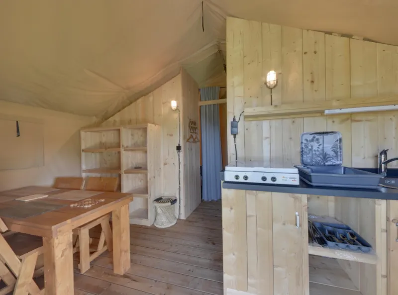 Woody 25 Premium Safari Lodge Tente Avec Salle De Bain