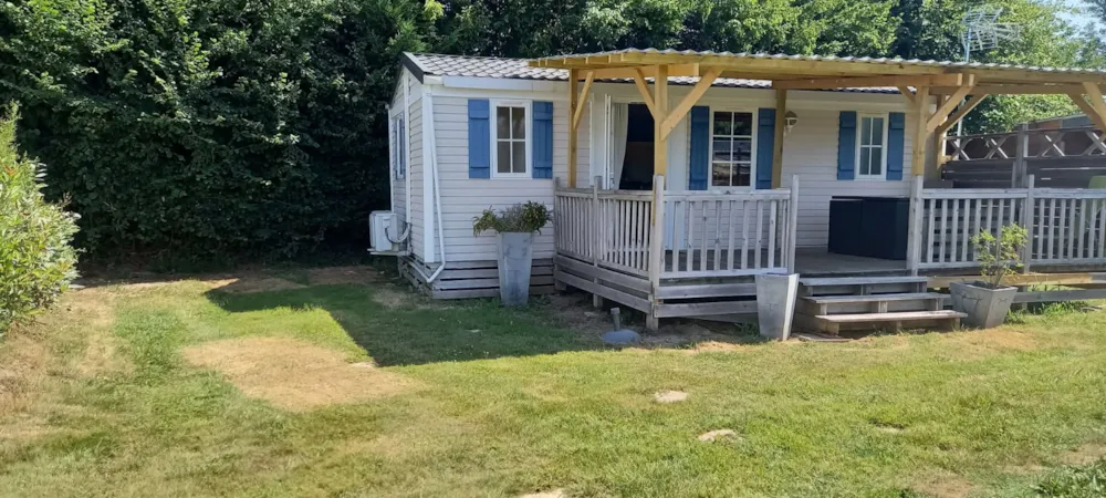 Location - Mobil Home Irm Premium 51- 2 Salles De Bain /2 Chambres - Ushuaïa Villages - Camping Les Pommiers Pays d'Auge ***