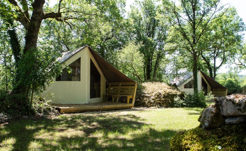 2 kamer comfort tent (zonder sanitair, met keuken)