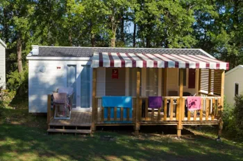 Mietunterkunft - Mobilheim Komfort - 3 Schlafzimmer - Camping Domaine de la Faurie 