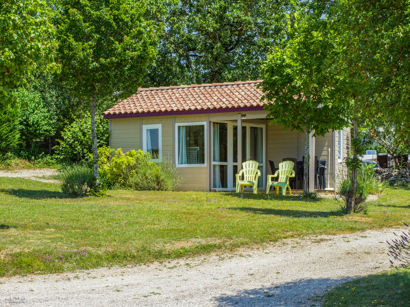 Location - Mobil-Home Confort - 2 Chambres - Camping Castel Domaine de la Faurie
