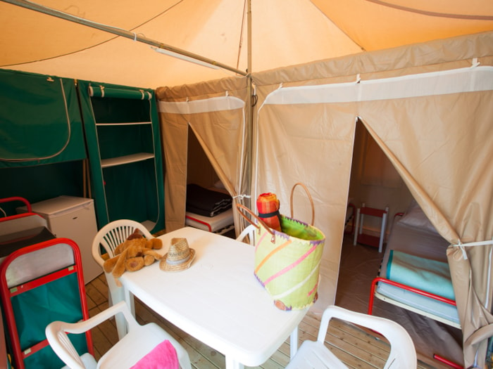 Tente Confort - 2 Chambres - Sans Sanitaires – Sans Cuisine