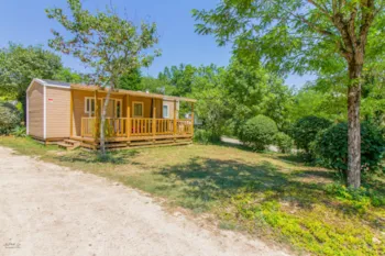 Mietunterkunft - Mobilheim Premium Plus - 2 Schlafzimmer - Camping Domaine de la Faurie 