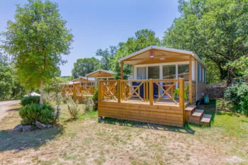 Mietunterkunft - Mobilheim Premium Cosy - 2 Schlafzimmer - Camping Domaine de la Faurie 