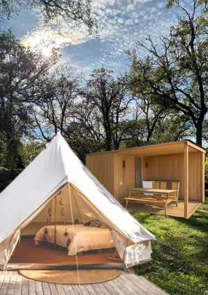 Tente Nomade Insolite - 1 Chambre - Avec Cuisine Et Sanitaire Privé